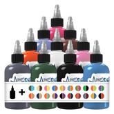 50 Fabulous Colors Set 2 Tattoo Ink - tommys supplies